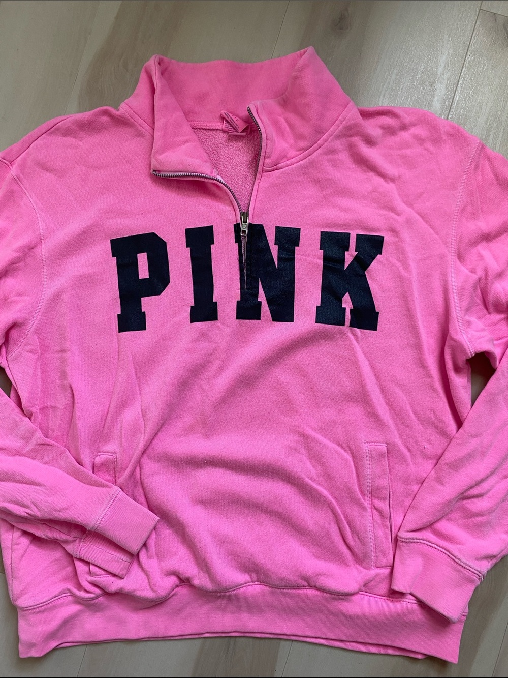 Pink ✨ Half-Zip Sweatshirt Pullover - PINK Victoria's Secret